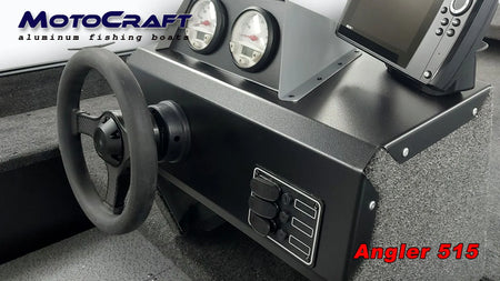 Outdoor Hub Limited Motocraft 515 Angler fishing rod with reel attached, designed for freshwater fishing enthusiasts.